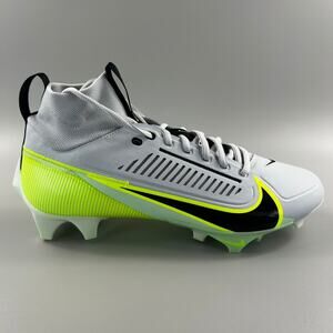 Nike Vapor Edge Pro 360 2 Men Size 12.5 Platinum Gray Green Football Cleats NEW